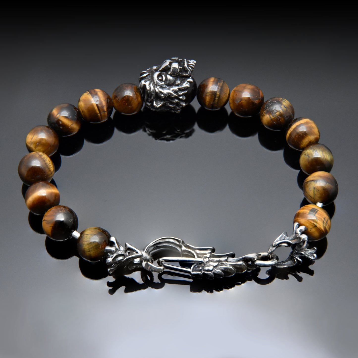 Beads bracelet Lion head