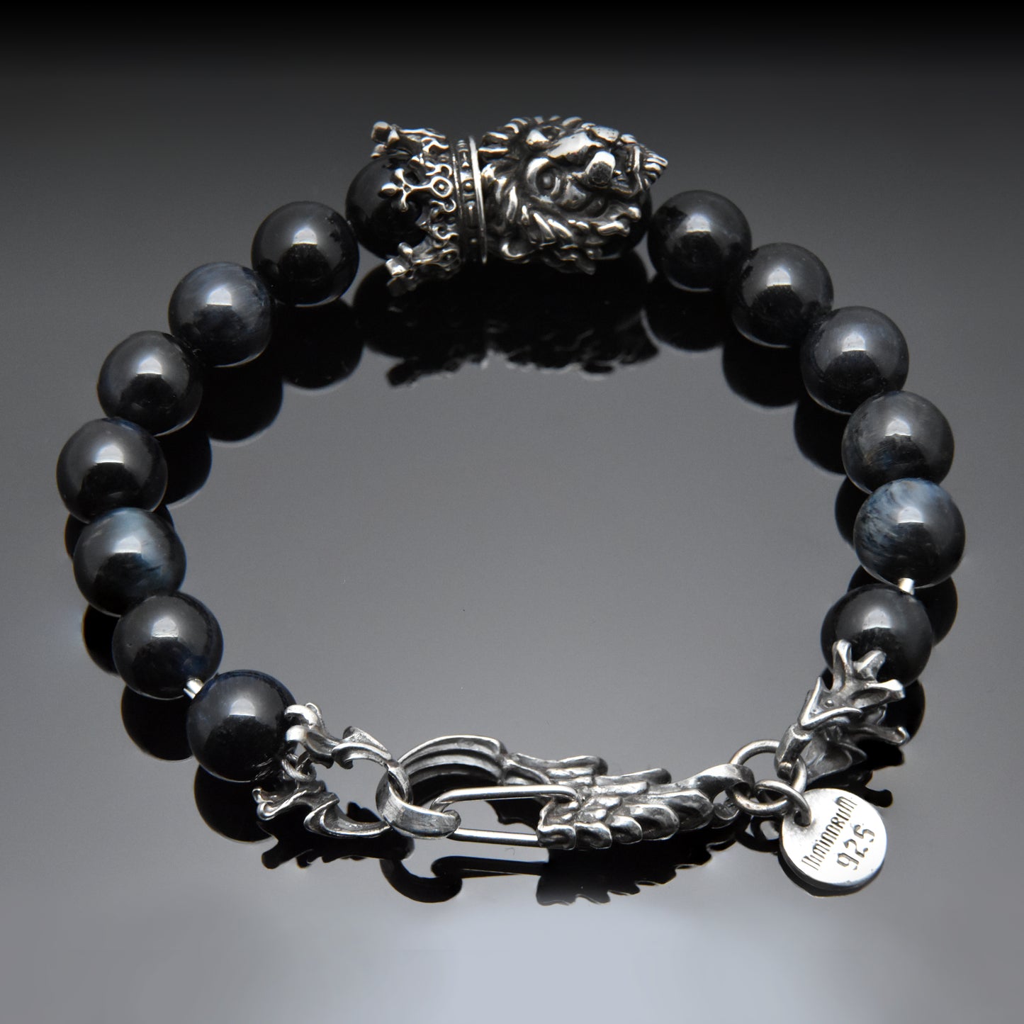 Beads bracelet Lion and Crown