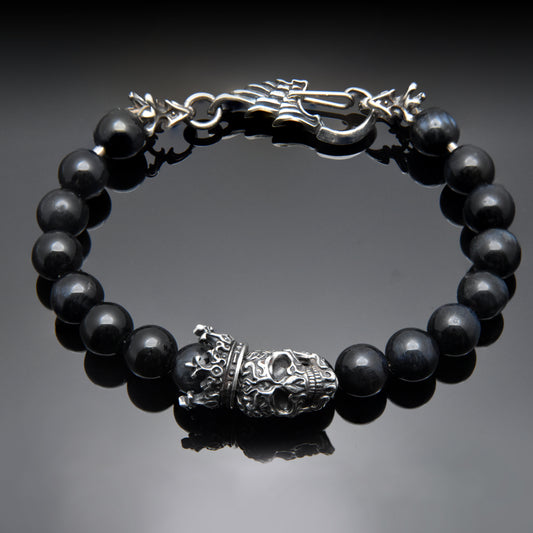 Beads bracelet Skull and Crown