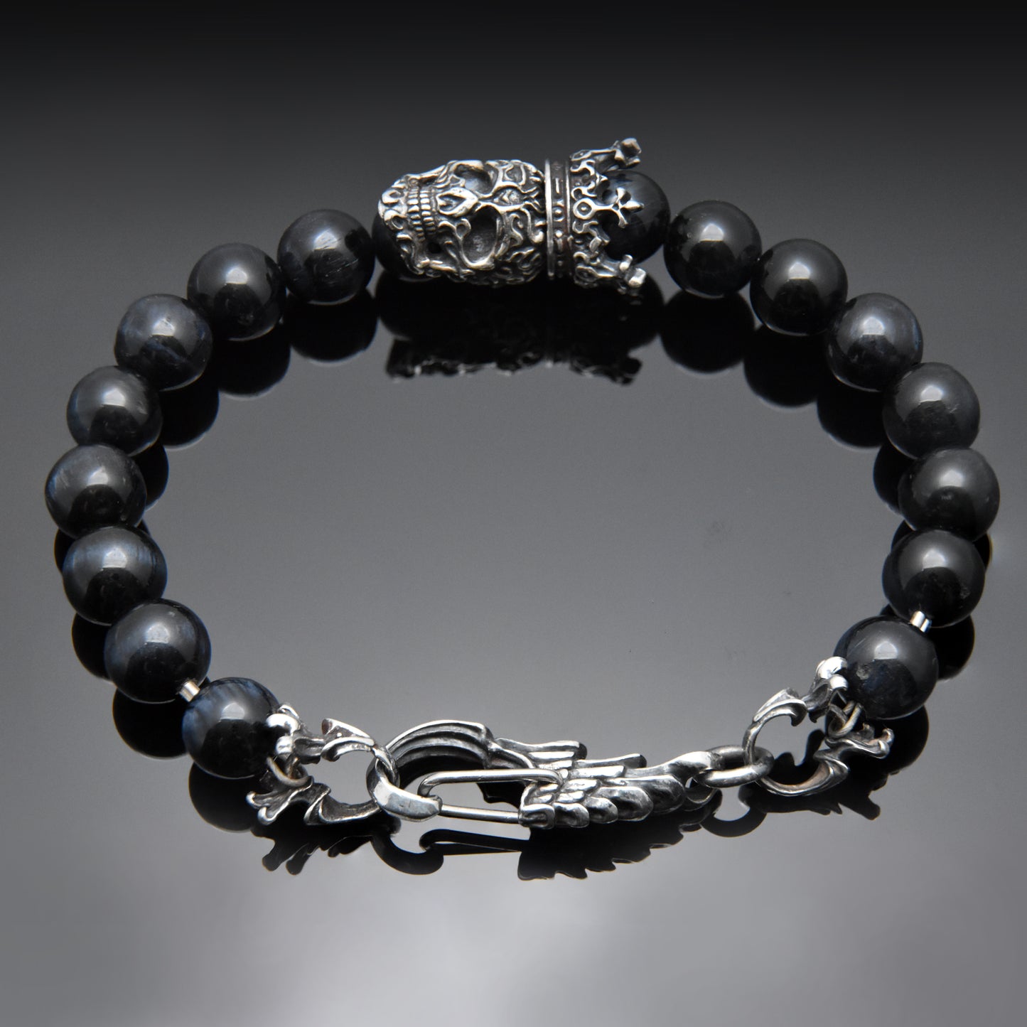 Beads bracelet Skull and Crown